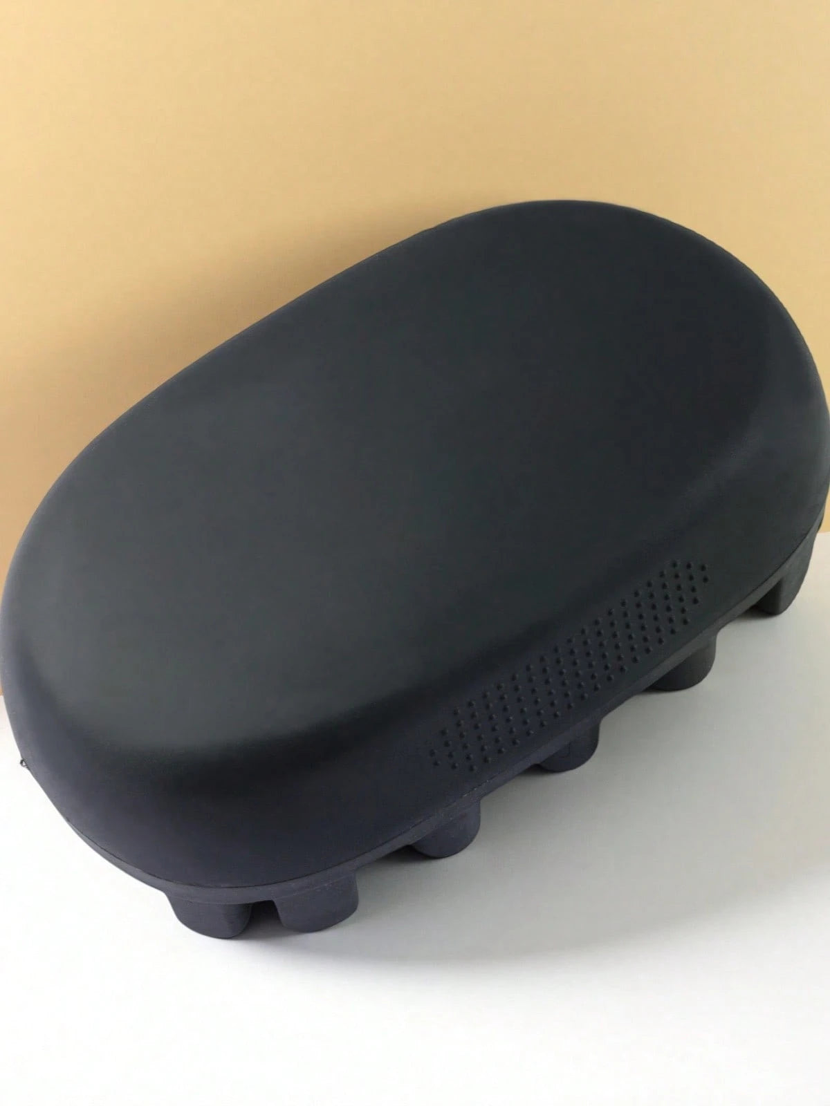 Black Rubber Curly Hair Brush