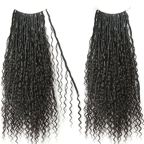 #4 Crochet Boho Locs - 18" Long