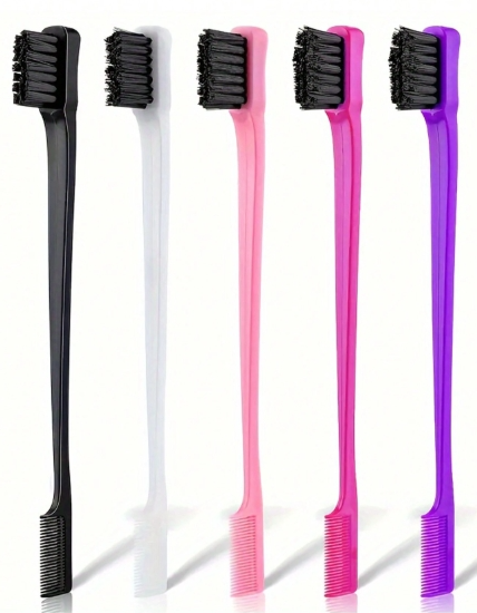 5pc Edge Brushes w/Mini Comb