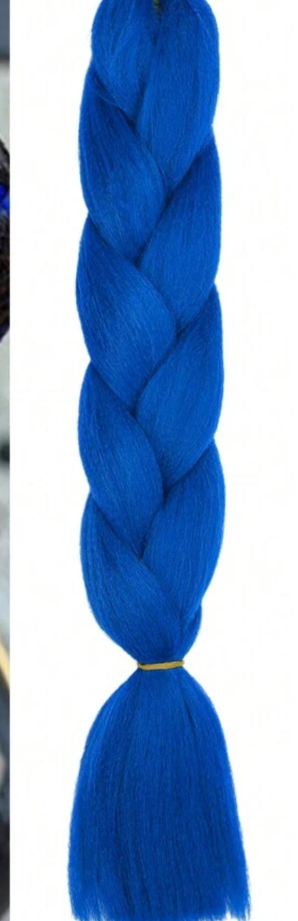 Blue Braiding Hair 24” (4-Pack)