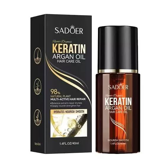 Keratin Argan Hair Care Oil