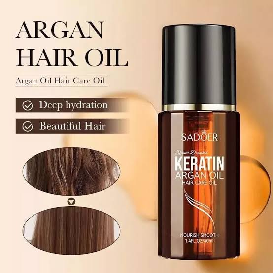 Keratin Argan Hair Care Oil