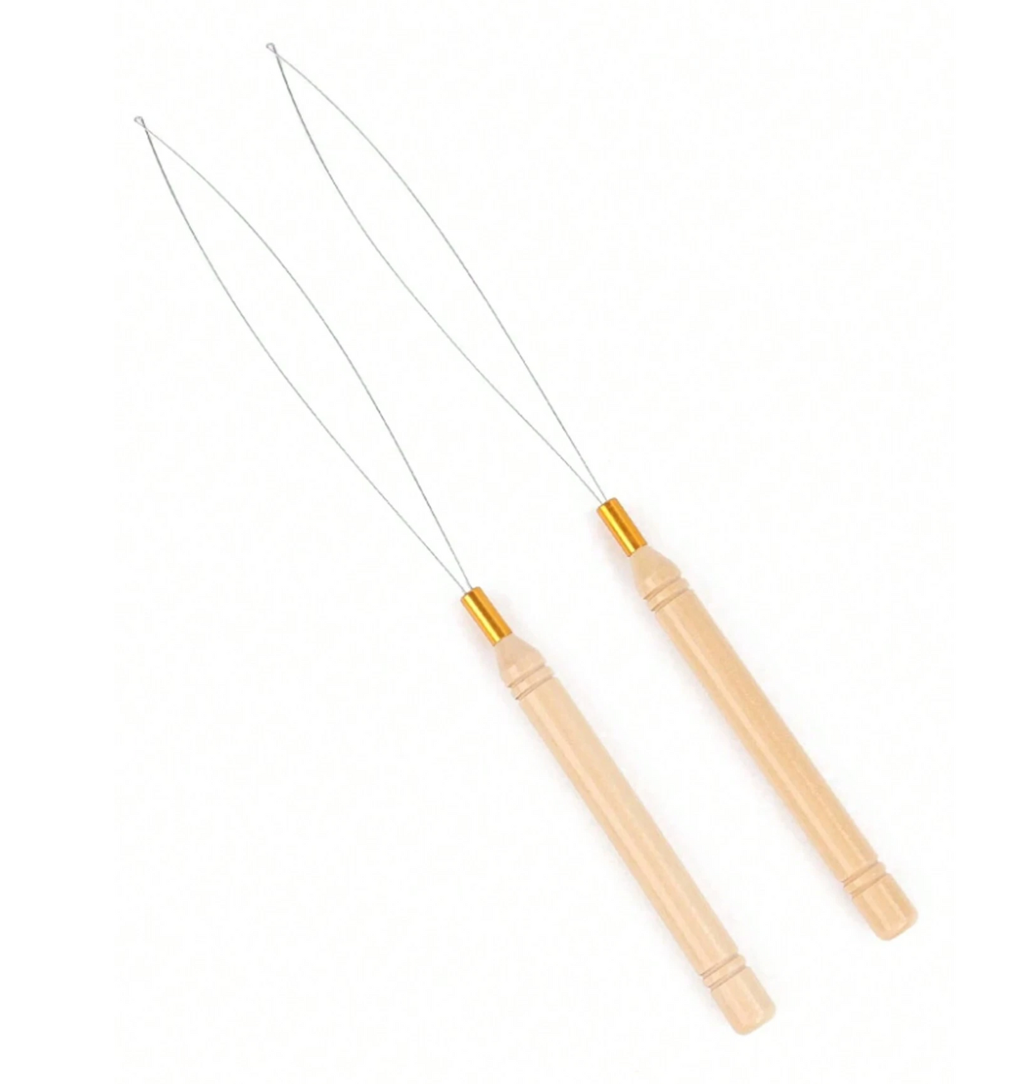 2-Pack Plastic Apricot Latch Crochet Hooks