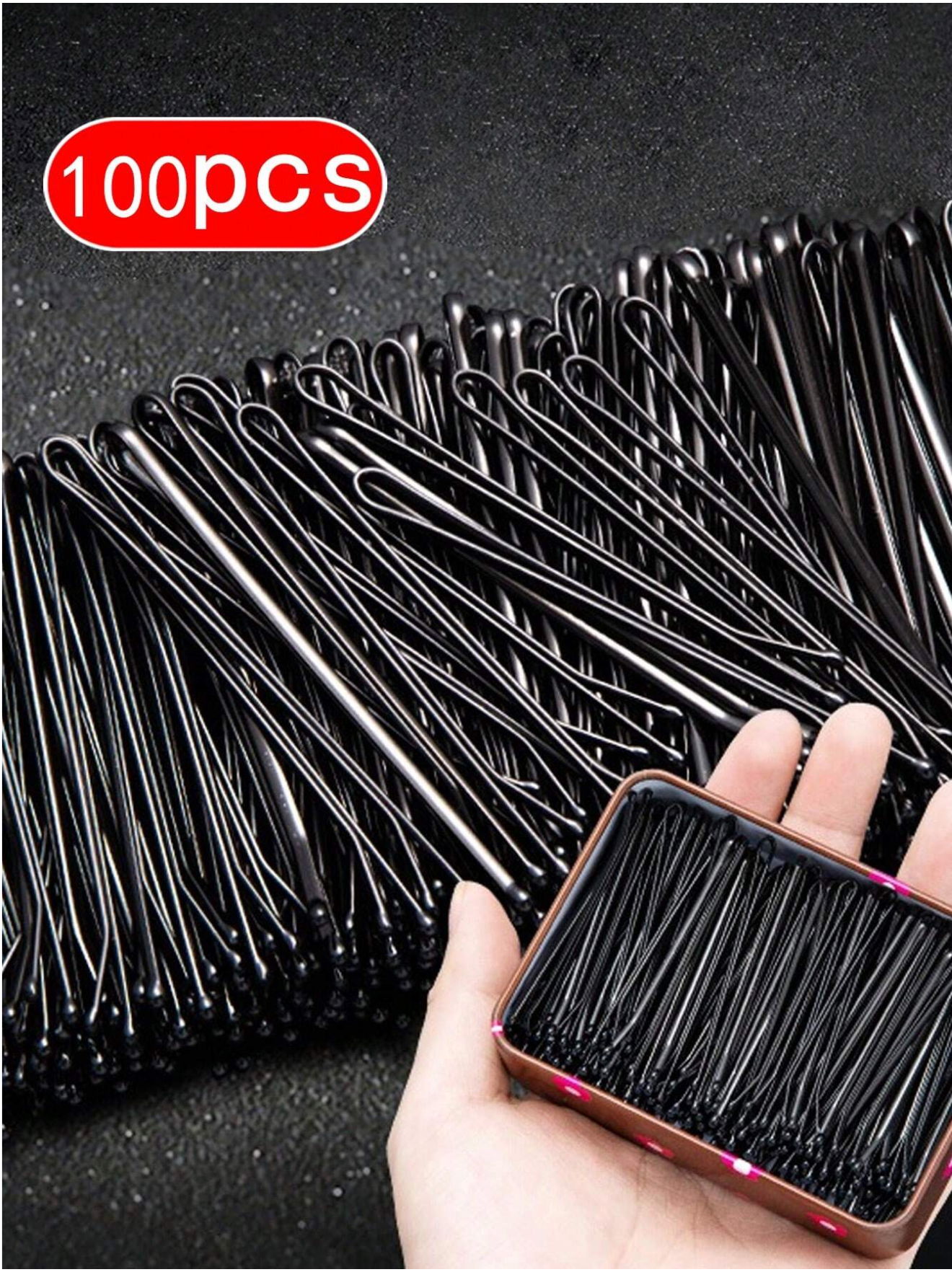 Black 100 Pack Bobby Pins