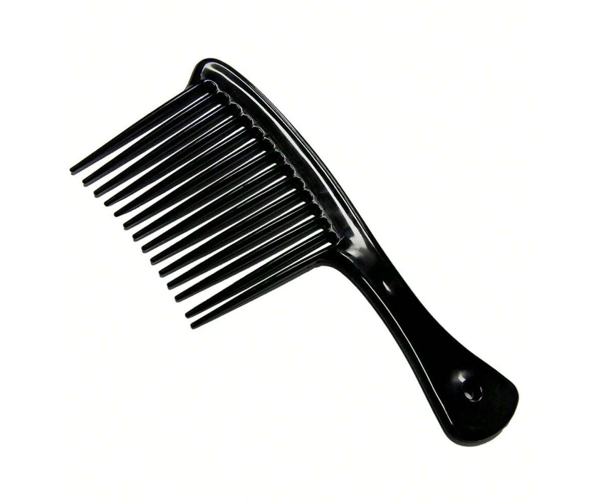 Black Wide Tooth Comb