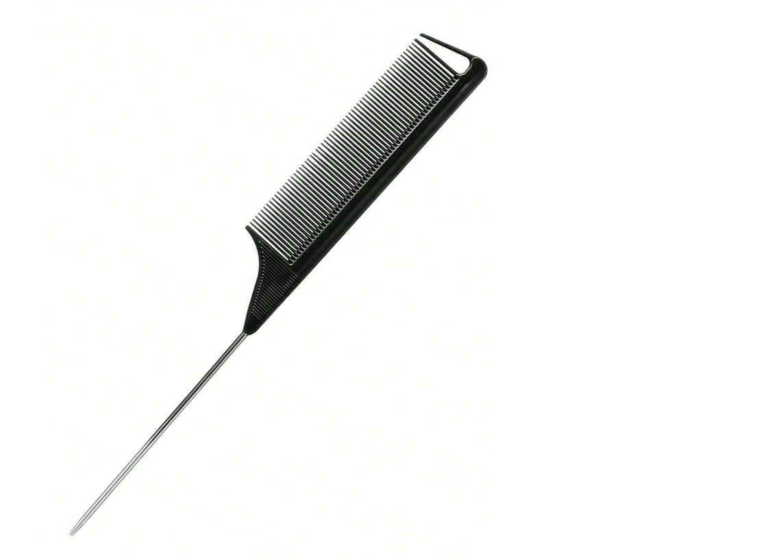 Black Rat Tail Comb (3 Pack)