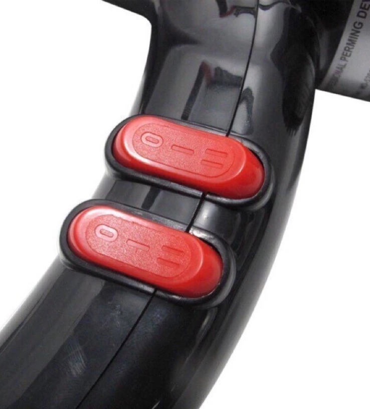 Black 1200w Adjustable Heat Hair Dryer