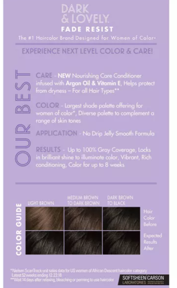 Dark and Lovely Fade Resist - 371 Jet Back