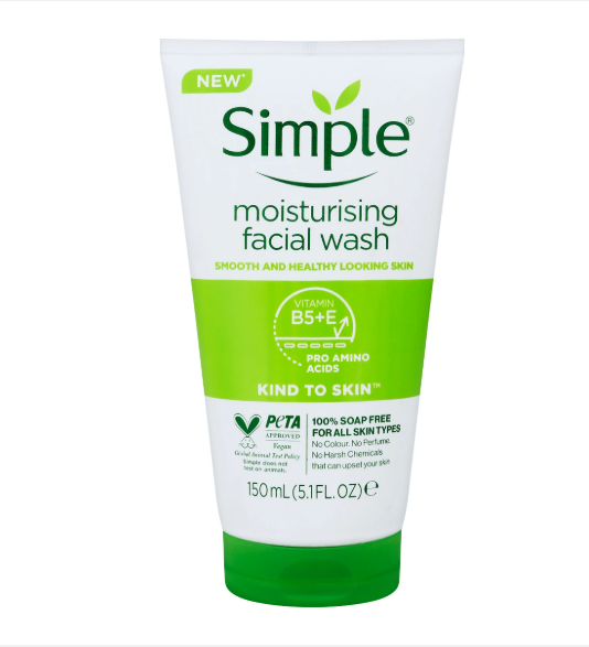 SIMPLE Moisturizing Facial Wash 150ml