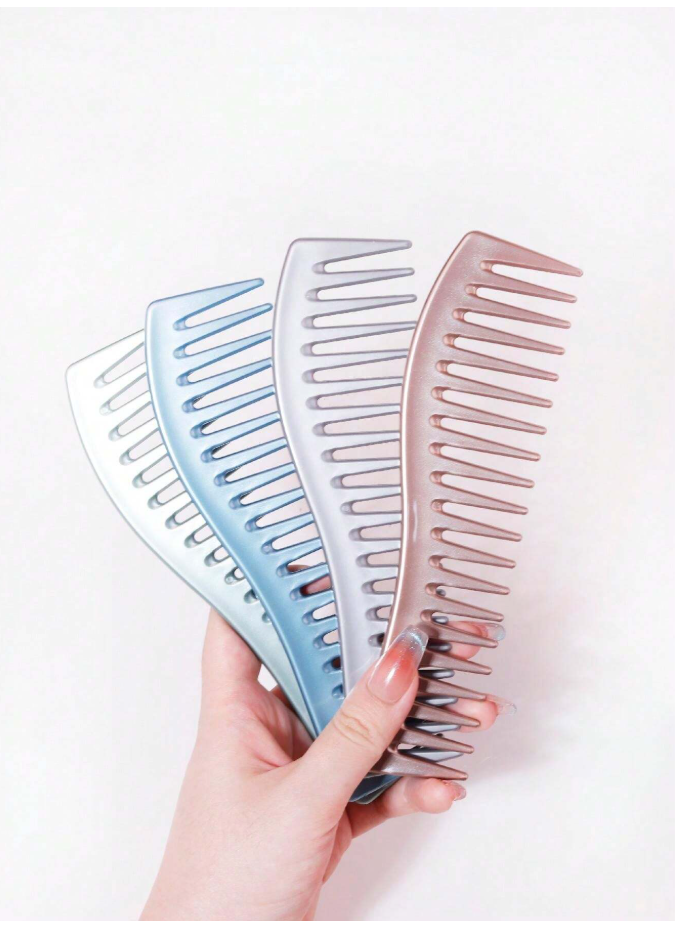 Paint Curved Wide Toothed Comb