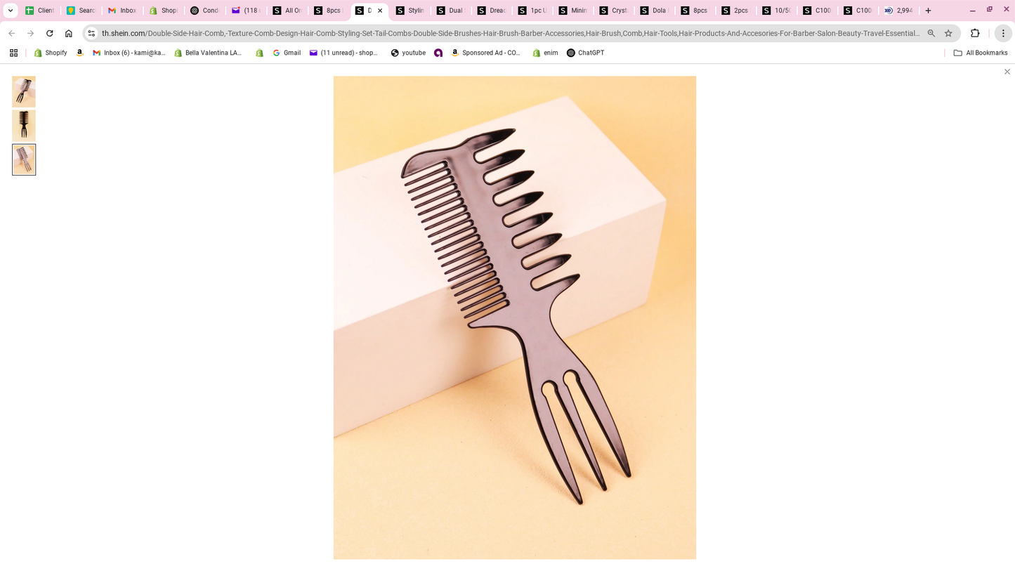 Wide Tooth Pick Comb