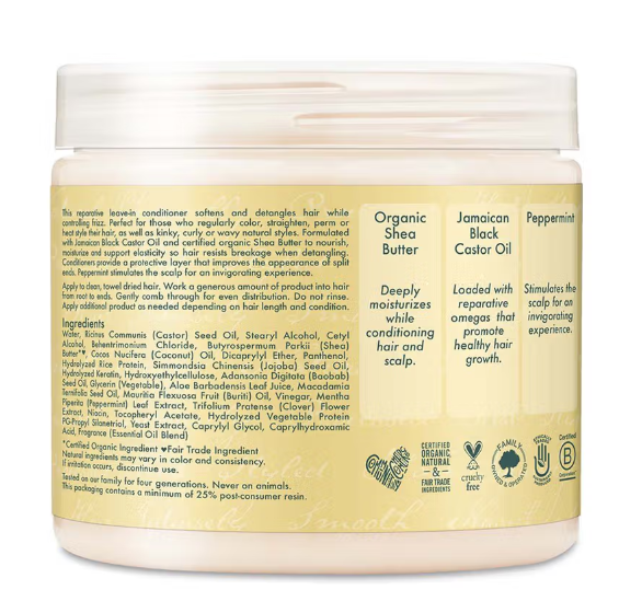 Jamaican Black Castor Oil Strengthen & Restore Leave-In Conditioner 16oz