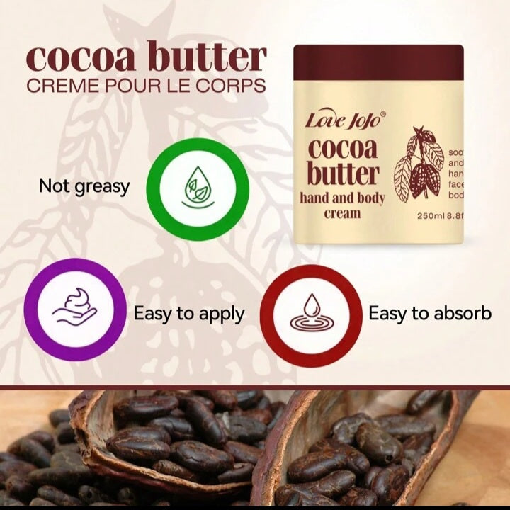 LoveJoJo Cocoa Butter Hand And Body Cream