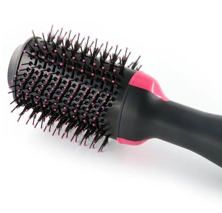 Pink & Black Brush Style Hair Dryer