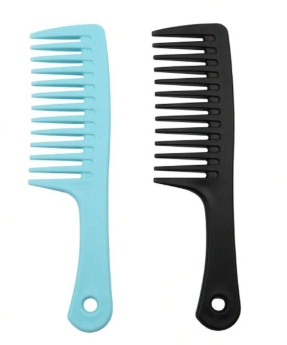 Muti Colored Wide-Tooth Detangling hair Comb