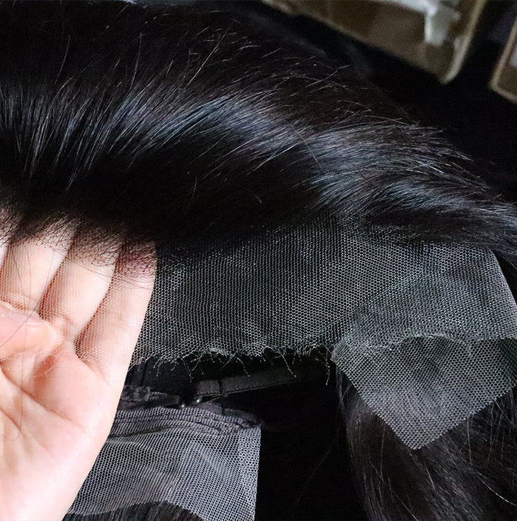 1b Body Wave Virgin Human Hair Full Frontal Wig