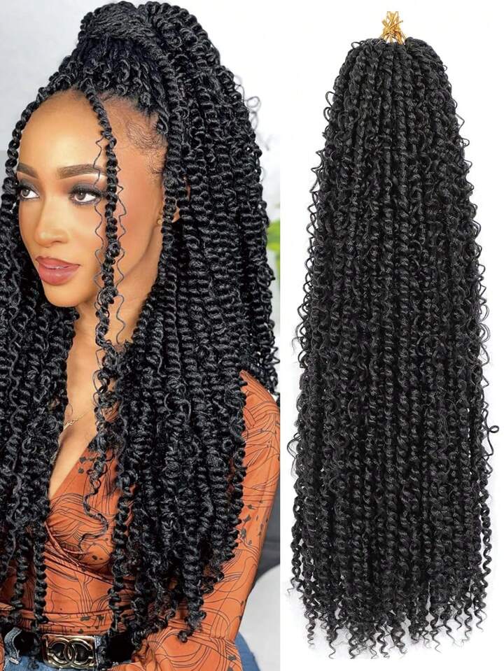 18” Boho Crochet Twist Braids