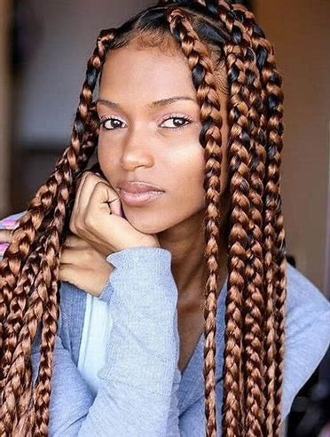 6 Pack Auburn Reddish Brown Pre-Stretched 30" Braiding Hair