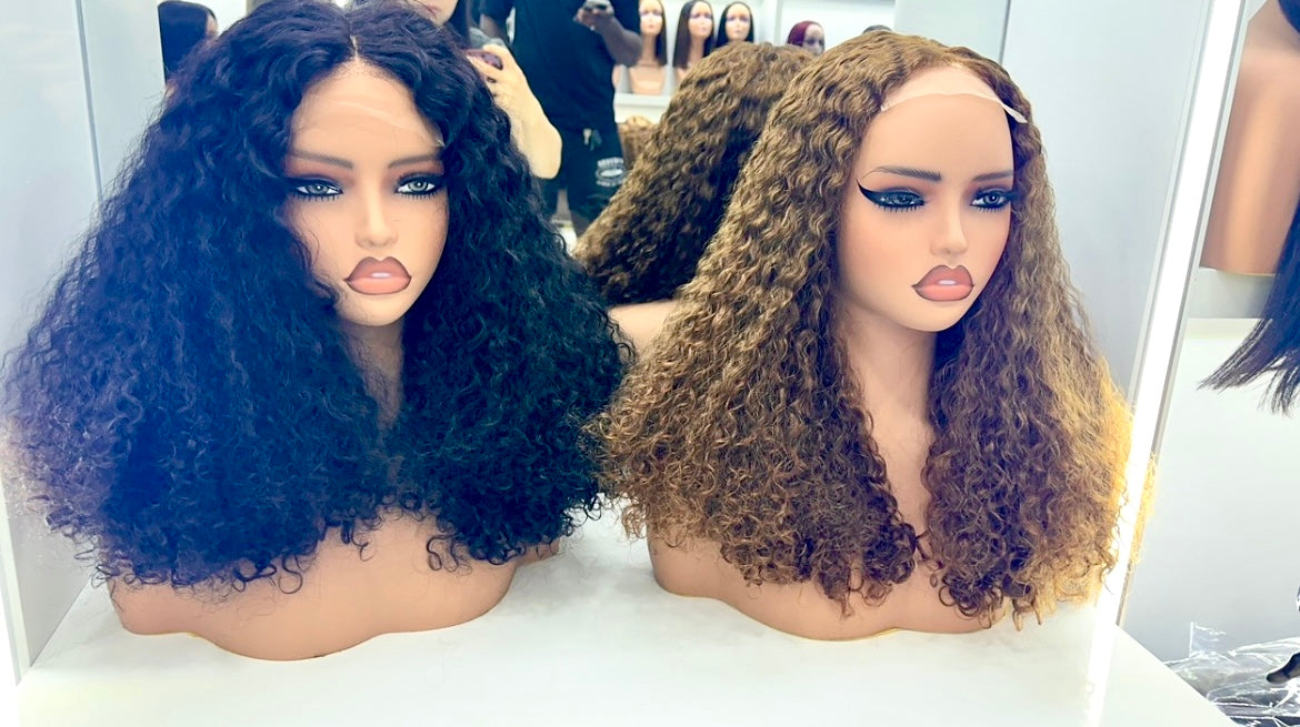 Curly Human Hair Lace Front Wig