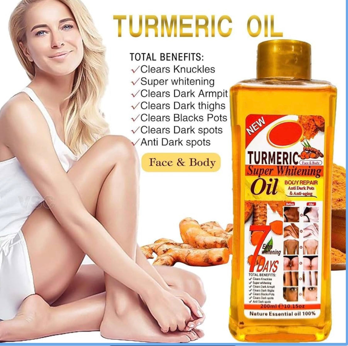 Tumeric Body Oil