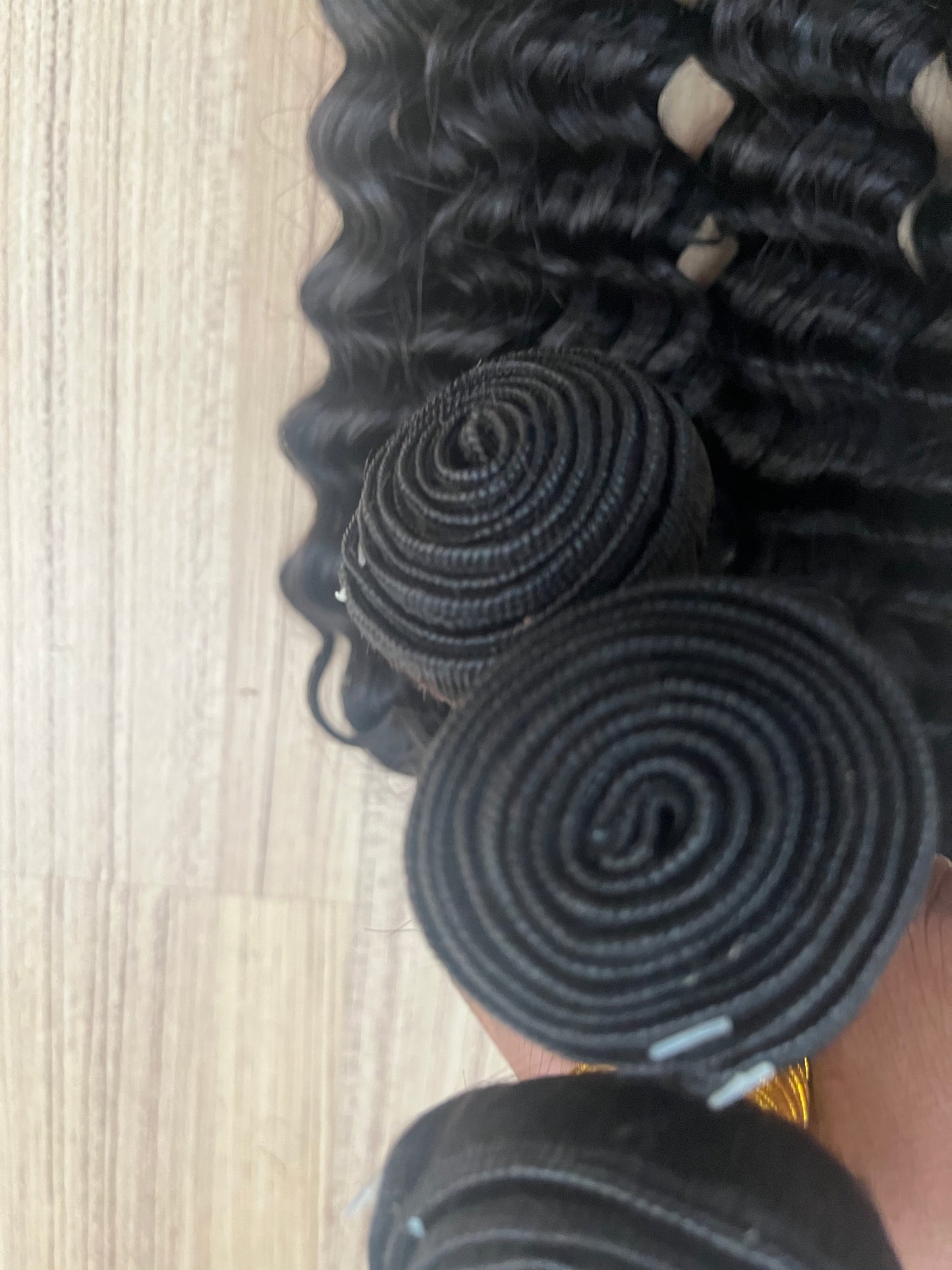 Deep Wave Human Hair (3) Bundle Set