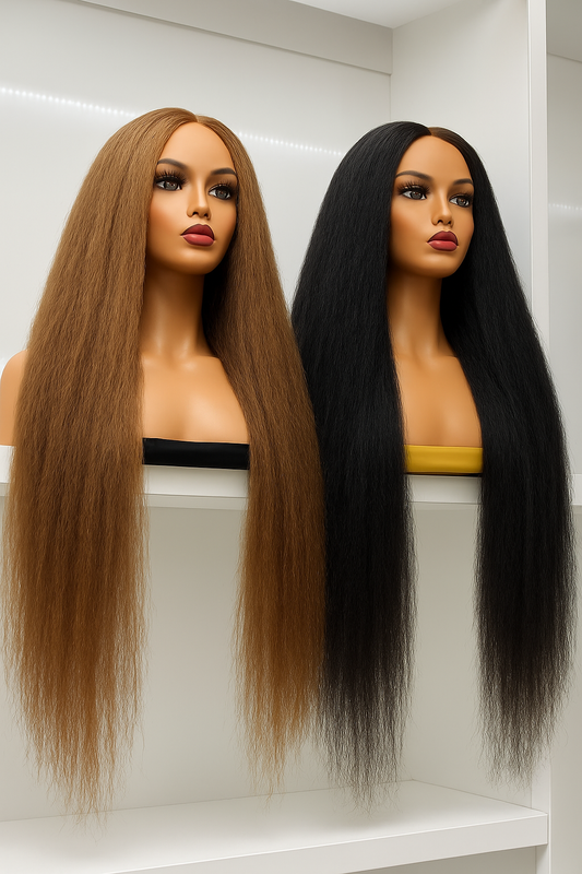 Kinky Straight 32” Human Hair Wig