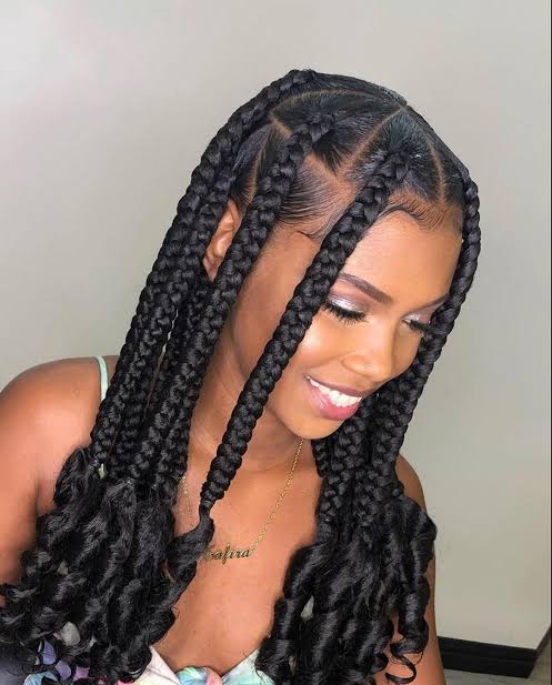 Black Pre-Stretched 30" Braiding Hair