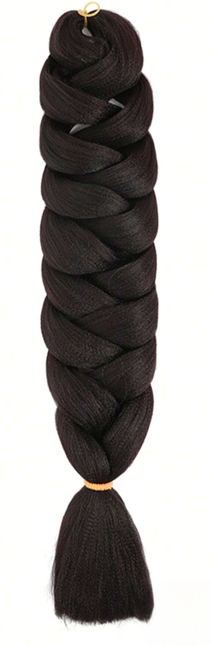 Dark Brown Pre-Stretched 40" Jumbo Braiding Hair