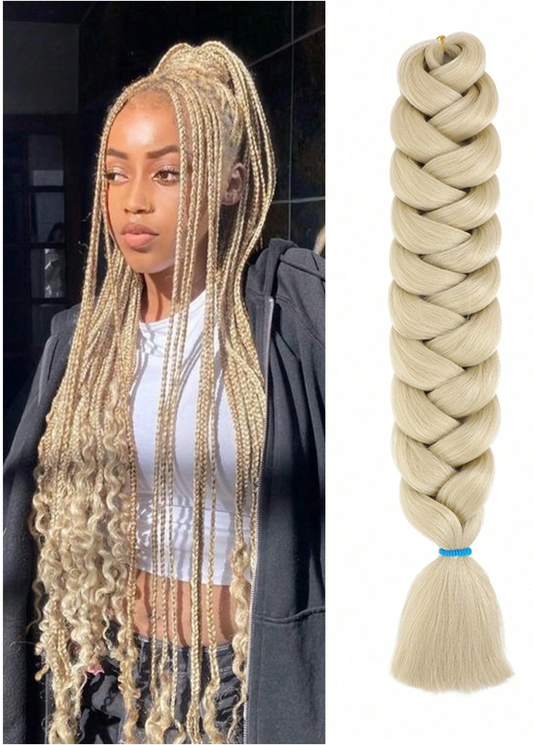 Blonde 613 Pre-Stretched 40" Jumbo Braiding Hair