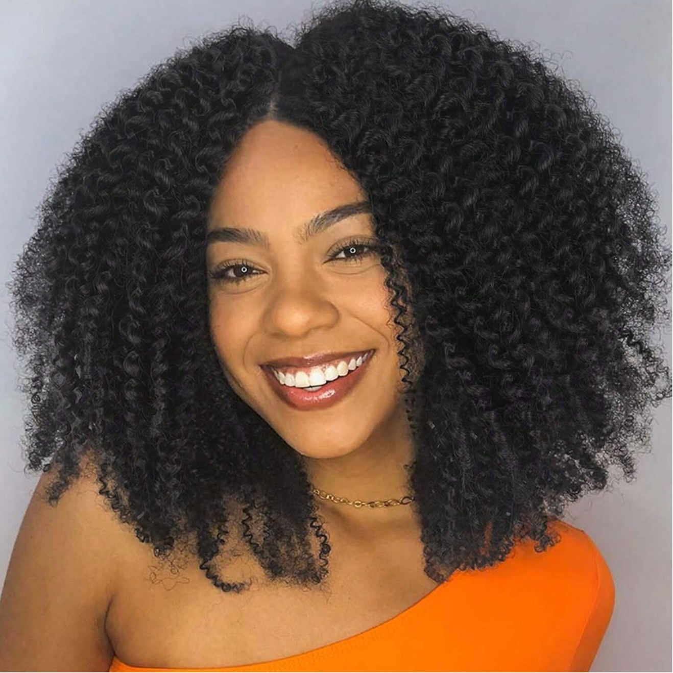 Black Passion Twist 10" Curly Afro Synthetic Wig