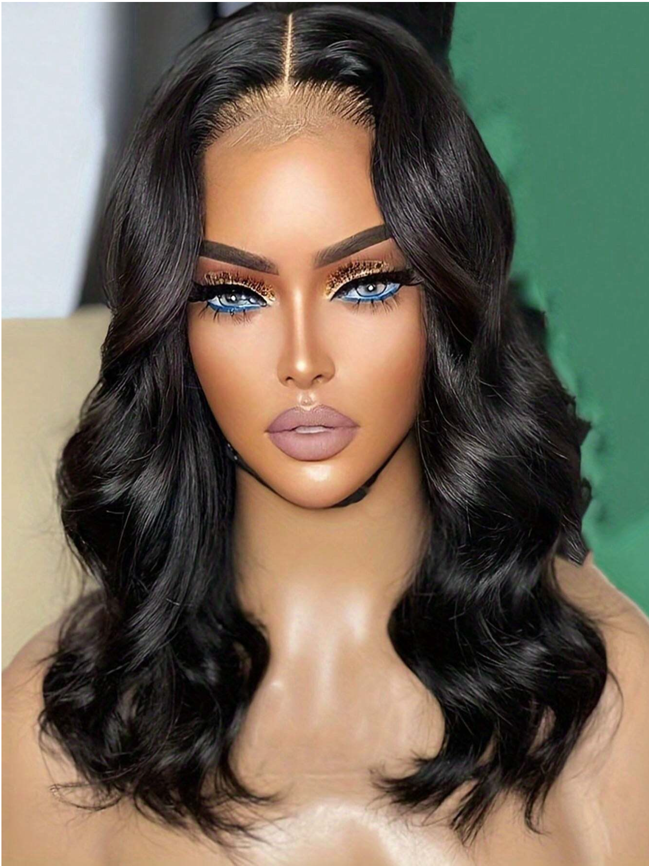 Natural Black 13x4 Body Wave Human Hair Wig