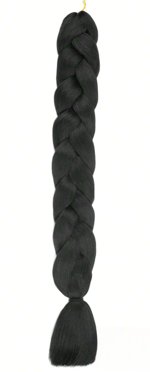 Black Pre-Stretched 40" Jumbo Braiding Hair