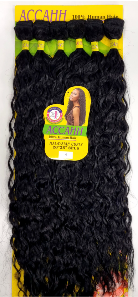 Human Hair Feel Like Malaysian Curly 26" 28" Bundles(6 Bundles)