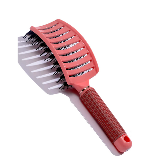 Lovely Peach Wide Detangler Brush