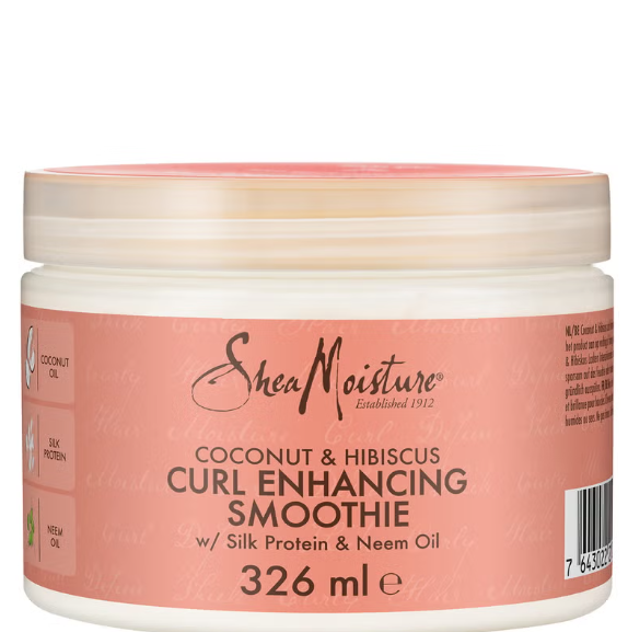 Shea Moisture Coconut & Hibiscus Curl Trio: Shampoo, Conditioner, and Curl Enhancing Smoothie