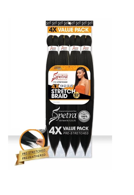 Spectra Pre-Stretched 4x Stretch Braid 52" (4-Pack) #1/Red