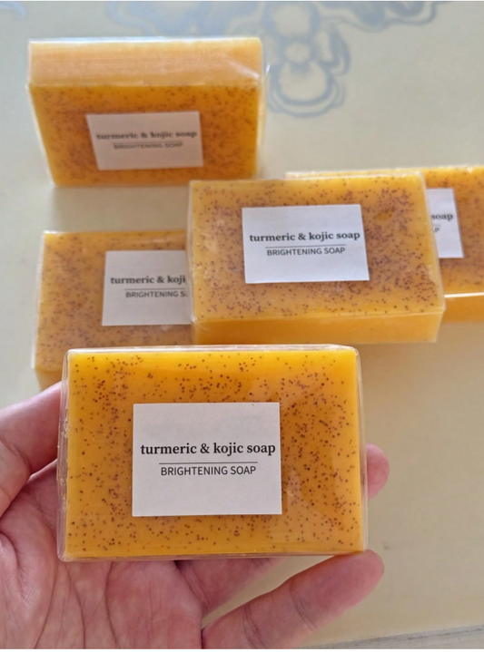 Turmeric Lemon Kojic Acid Handmade Soap