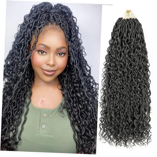 1B Crochet Boho Locs - 22" Long